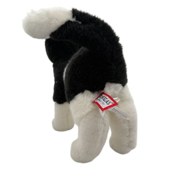 Douglas Scooter the Black & White Cat Stuffed Animal Standing Plush Cuddly Soft - Picture 4 of 12